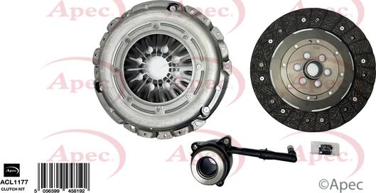 APEC ACL1177 - Комплект зчеплення autocars.com.ua