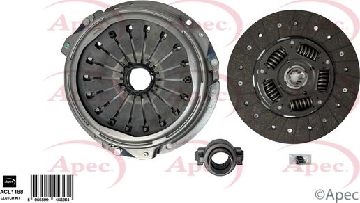 APEC ACL1188 - Комплект зчеплення autocars.com.ua