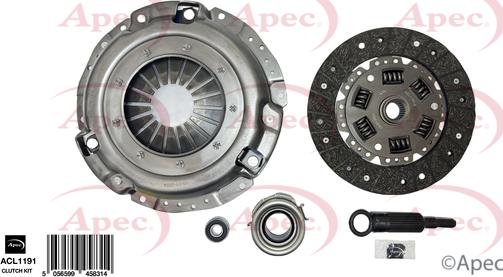 APEC ACL1191 - Комплект зчеплення autocars.com.ua