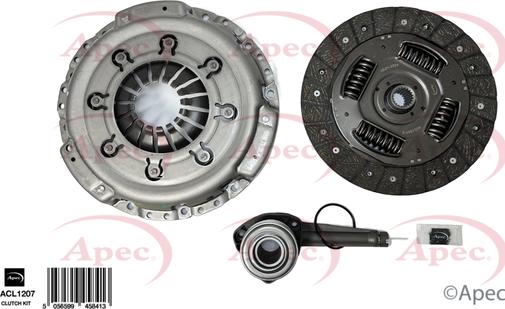 APEC ACL1207 - Комплект зчеплення autocars.com.ua