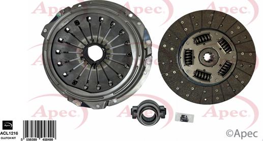 APEC ACL1216 - Комплект зчеплення autocars.com.ua