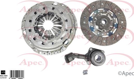 APEC ACL1231 - Комплект зчеплення autocars.com.ua