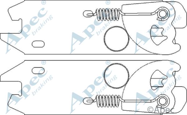 APEC ADB3000 - Система тяг і важелів, гальмівна система autocars.com.ua