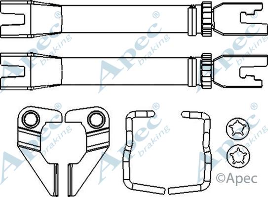 APEC ADB3010 - Система тяг і важелів, гальмівна система autocars.com.ua