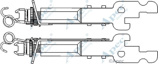 APEC ADB3018 - Система тяг і важелів, гальмівна система autocars.com.ua