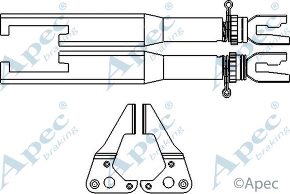 APEC ADB3020 - Система тяг і важелів, гальмівна система autocars.com.ua