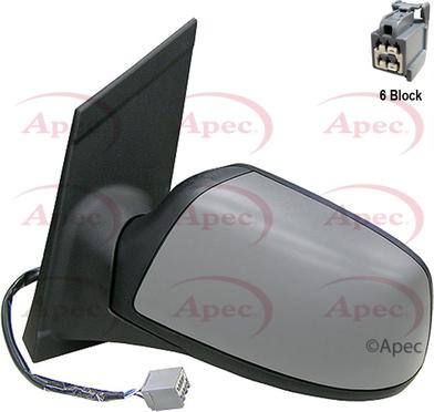 APEC AMR2131 - Зовнішнє дзеркало autocars.com.ua