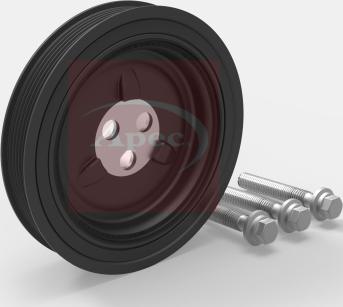 APEC ATV1007 - Ремінний шків, колінчастий вал autocars.com.ua