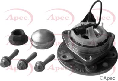 APEC AWB1067 - Комплект підшипника маточини колеса autocars.com.ua