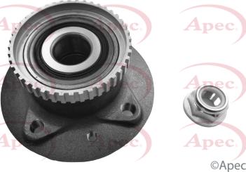 APEC AWB1147 - Комплект підшипника маточини колеса autocars.com.ua