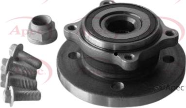 APEC AWB1237 - Комплект підшипника маточини колеса autocars.com.ua