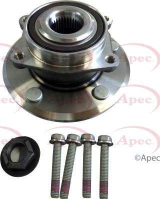 APEC AWB1712 - Комплект підшипника маточини колеса autocars.com.ua