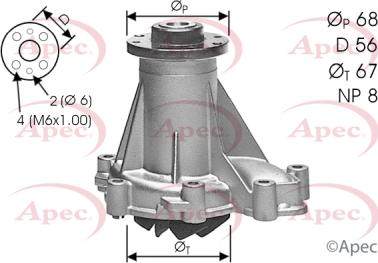 APEC AWP1303 - Водяний насос autocars.com.ua