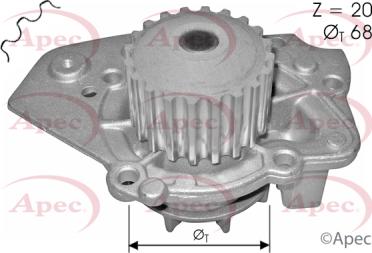 APEC AWP1387 - Водяний насос autocars.com.ua
