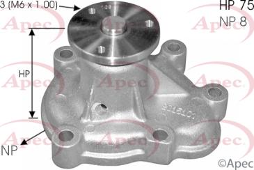 APEC AWP1542 - Водяний насос autocars.com.ua
