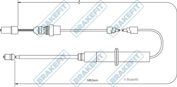 APEC BBC3385 - Трос, гальмівна система autocars.com.ua