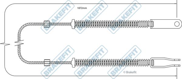 APEC BBC3390 - Трос, гальмівна система autocars.com.ua
