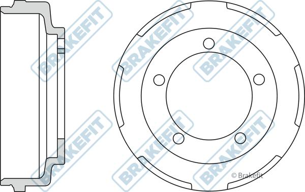 APEC BDR9011 - Гальмівний барабан autocars.com.ua