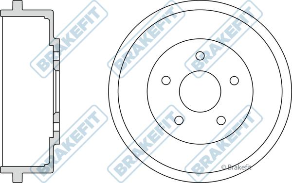 APEC BDR9016 - Гальмівний барабан autocars.com.ua