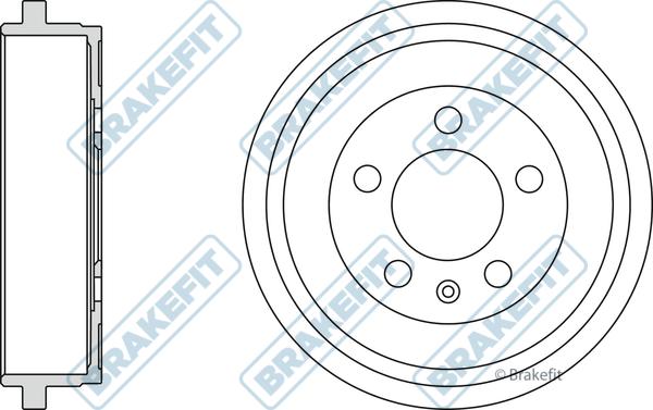APEC BDR9017 - Гальмівний барабан autocars.com.ua