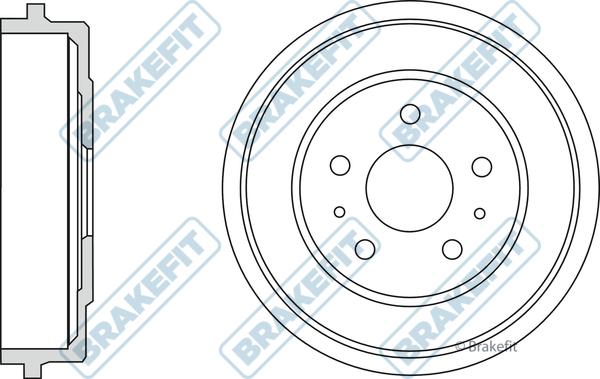 APEC BDR9022 - Гальмівний барабан autocars.com.ua