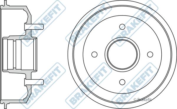 APEC BDR9038 - Гальмівний барабан autocars.com.ua