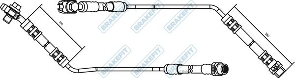APEC BHO4123 - Гальмівний шланг autocars.com.ua
