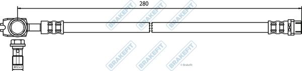 APEC BHO4129 - Гальмівний шланг autocars.com.ua