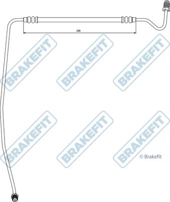 APEC BHO4329 - Гальмівний шланг autocars.com.ua