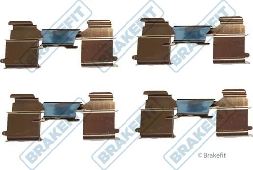 APEC BKT1005 - Комплектуючі, колодки дискового гальма autocars.com.ua