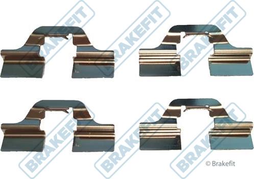 APEC BKT1006 - Комплектуючі, колодки дискового гальма autocars.com.ua