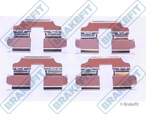 APEC BKT1010 - Комплектуючі, колодки дискового гальма autocars.com.ua