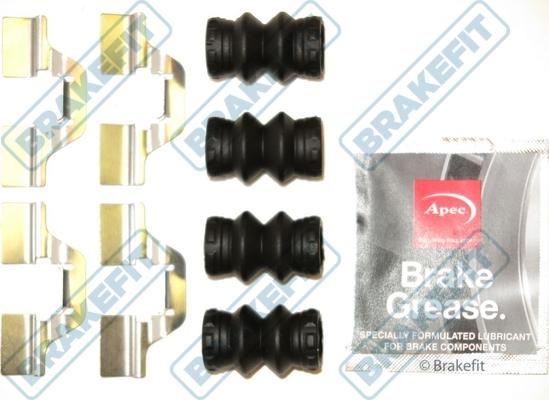 APEC BKT1011 - Комплектуючі, колодки дискового гальма autocars.com.ua