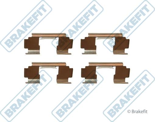 APEC BKT1014 - Комплектуючі, колодки дискового гальма autocars.com.ua