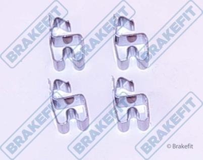 APEC BKT1027 - Комплектуючі, колодки дискового гальма autocars.com.ua