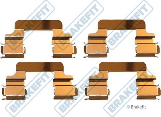 APEC BKT1029 - Комплектуючі, колодки дискового гальма autocars.com.ua