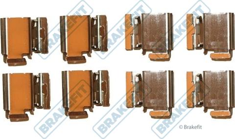 APEC BKT1031 - Комплектуючі, колодки дискового гальма autocars.com.ua