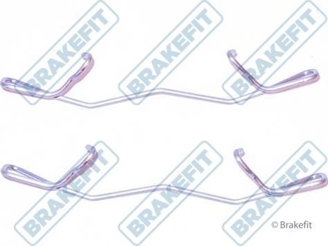 APEC BKT1045 - Комплектуючі, колодки дискового гальма autocars.com.ua