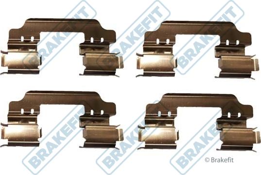 APEC BKT1051 - Комплектуючі, колодки дискового гальма autocars.com.ua