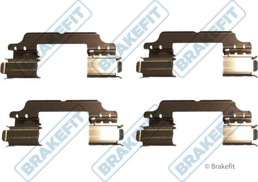 APEC BKT1065 - Комплектуючі, колодки дискового гальма autocars.com.ua