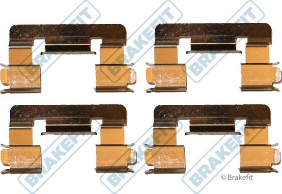 APEC BKT1066 - Комплектуючі, колодки дискового гальма autocars.com.ua