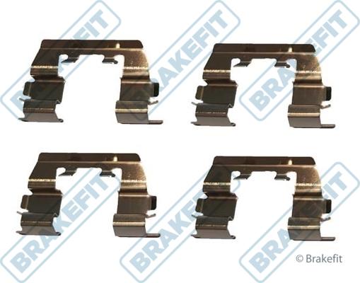 APEC BKT1068 - Комплектуючі, колодки дискового гальма autocars.com.ua