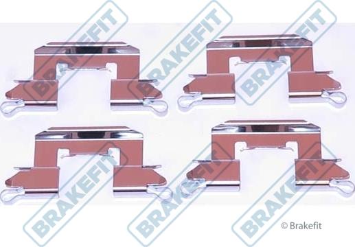 APEC BKT1075 - Комплектуючі, колодки дискового гальма autocars.com.ua