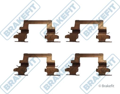 APEC BKT1086 - Комплектуючі, колодки дискового гальма autocars.com.ua