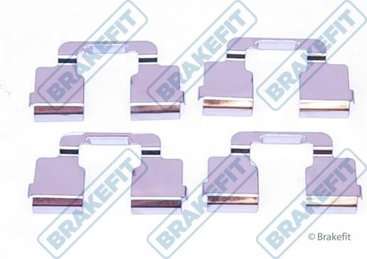 APEC BKT1092 - Комплектуючі, колодки дискового гальма autocars.com.ua