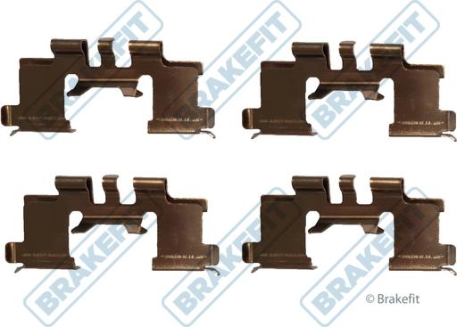 APEC BKT1095 - Комплектуючі, колодки дискового гальма autocars.com.ua