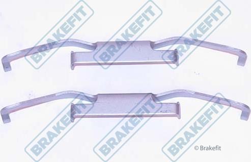 APEC BKT1104 - Комплектуючі, колодки дискового гальма autocars.com.ua