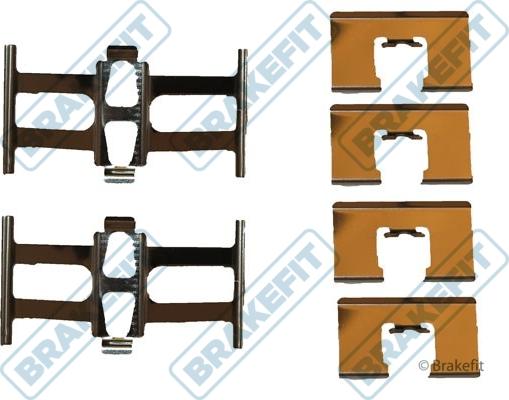 APEC BKT1105 - Комплектуючі, колодки дискового гальма autocars.com.ua