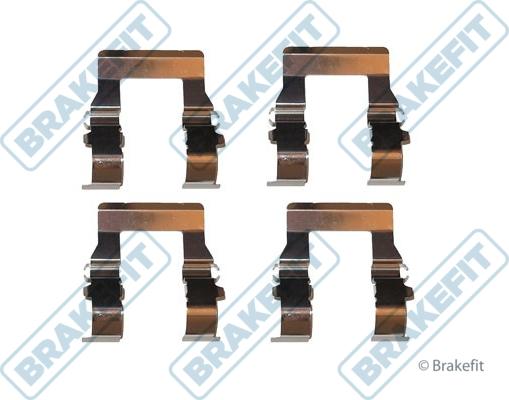 APEC BKT1107 - Комплектуючі, колодки дискового гальма autocars.com.ua