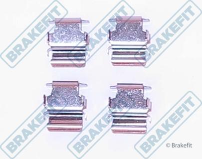 APEC BKT1111 - Комплектуючі, колодки дискового гальма autocars.com.ua